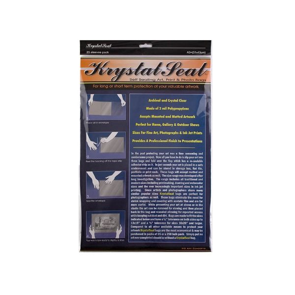 Krystal Seal Sleeves - A3 pack