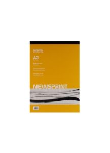 Seawhite : Newsprint Pad : 100 Sheets : A4 - Paper - Printmaking