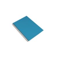 A4 Portrait spiral pad - Pacific Blue