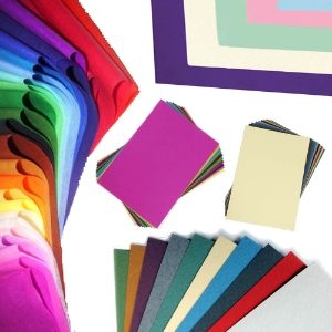 10 Sheet Coloured Paper Retail Packs