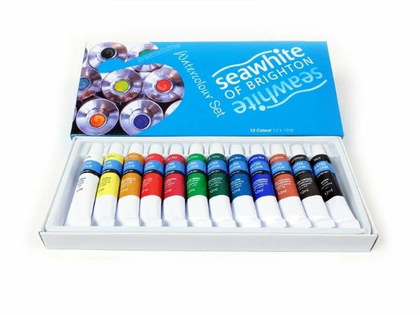 PTW12 pack of 12 watercolour tubes