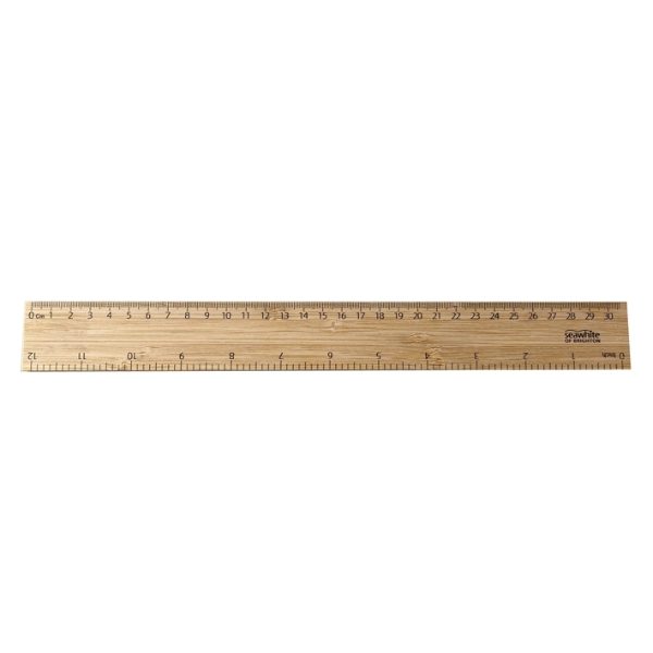 Seawhite Bamboo ruler 30cm