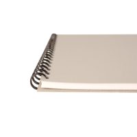 Seawhite A3 Portrait Classic Wire-o Sketchbook - Pearl Grey_Edge