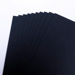 Black Card A1 350gsm Pack of 10 Thick Sheets 