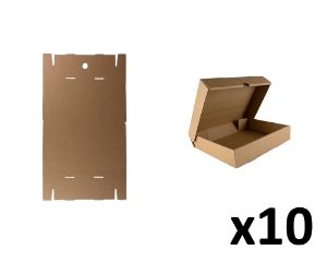 Flat-pack A5 storage box x10pk