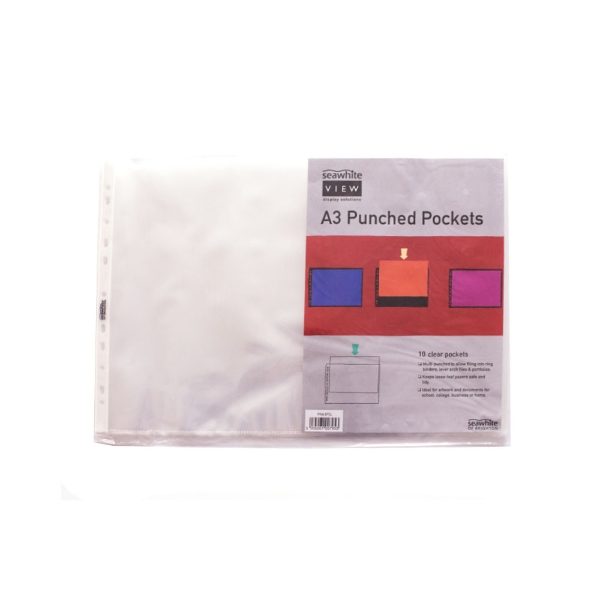 A3 PP Landscape Display Sleeves, Pack of 10