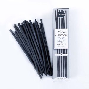 DACHM 25x Thin Sticks Charcoal