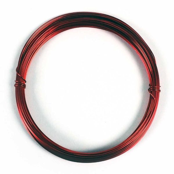 Red Coloured Wire, 15m
