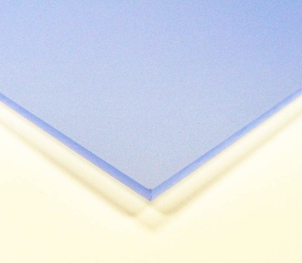 Electric Blue 3mm Frosted Acrylic Sheet A4 ACR3FRBLA4