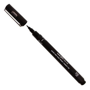 UniPin Fineliner, Brush, Black - Single Pen DAPFLBBP
